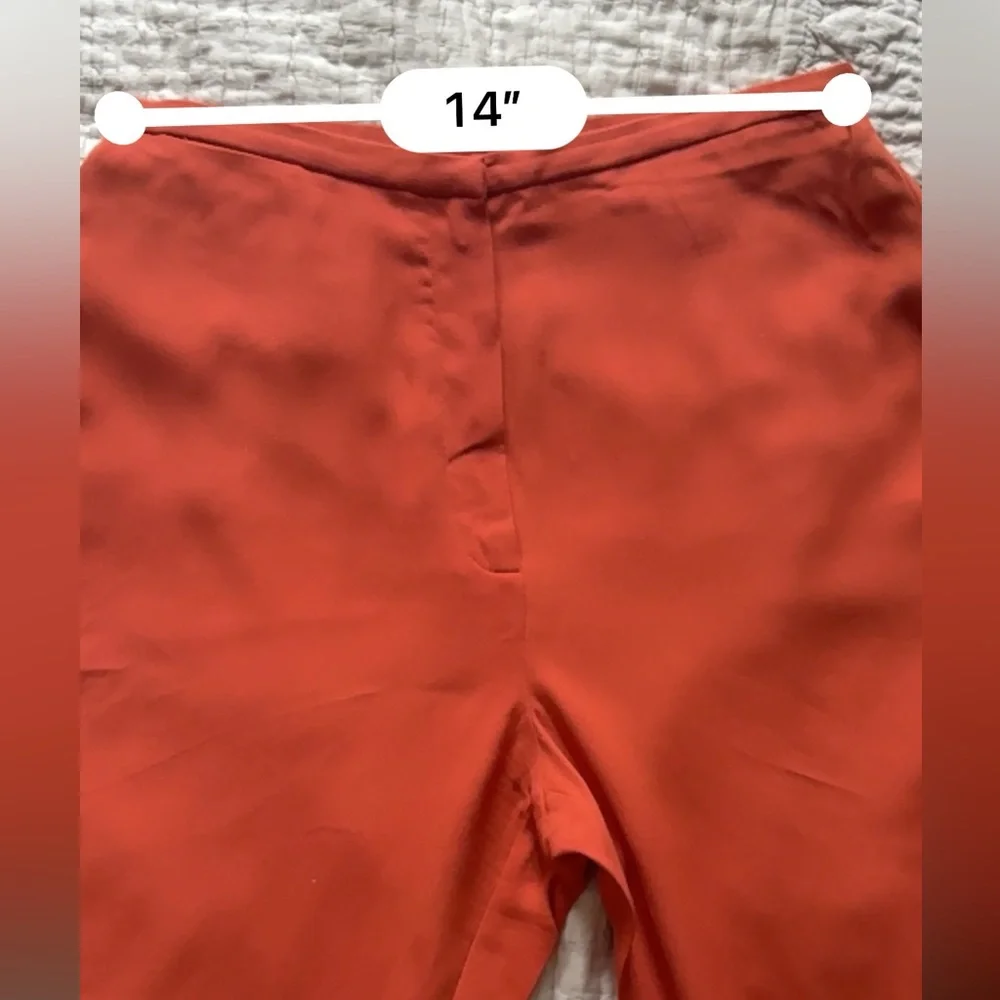 Eileen Fisher Rust Wide Leg Pants - Picture 6 of 8